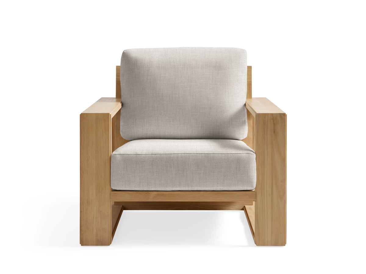 Canyon Outdoor Teak Lounge Chair