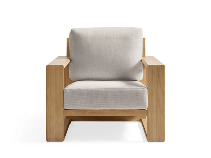 Canyon Outdoor Teak Lounge Chair