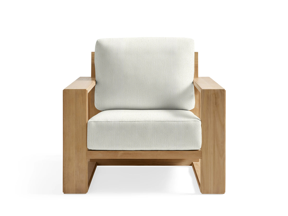 Canyon Outdoor Teak Lounge Chair