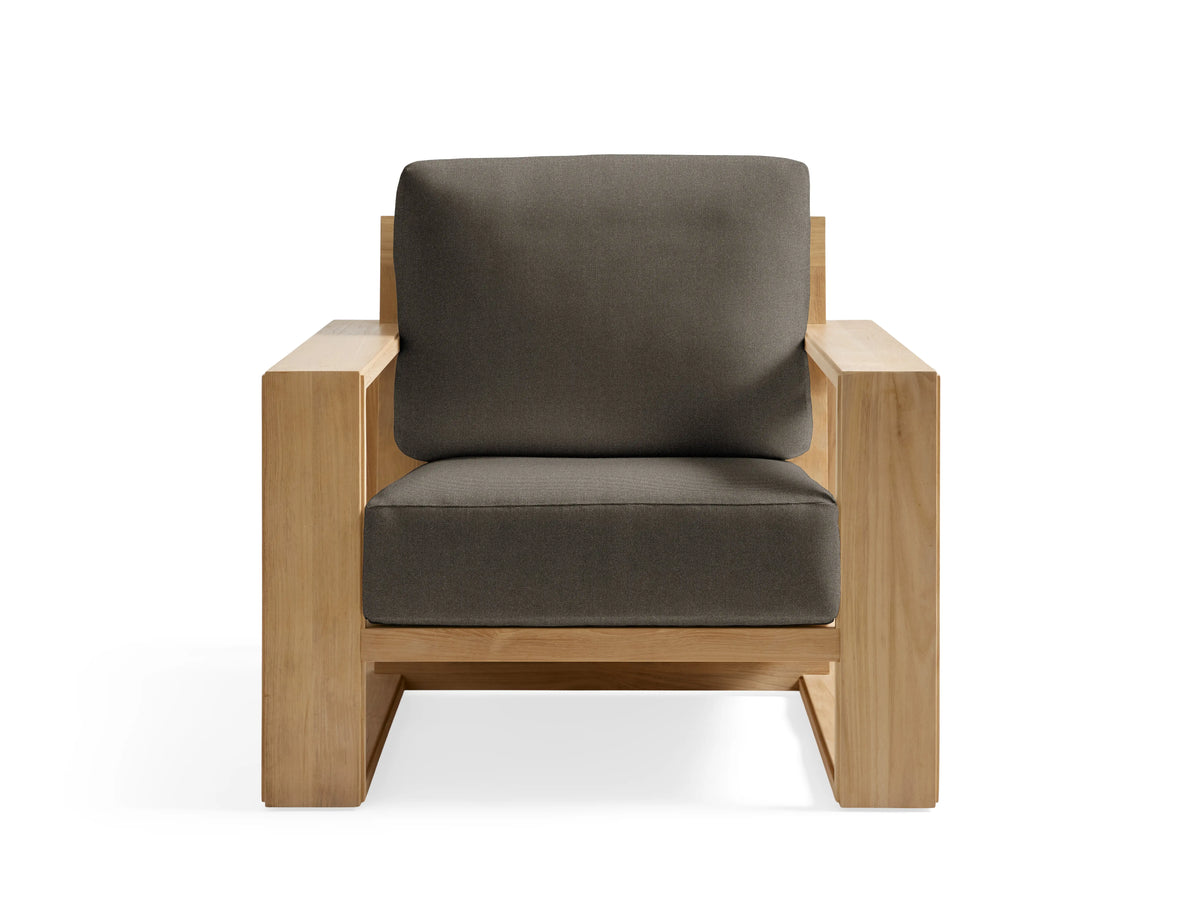 Canyon Outdoor Teak Lounge Chair