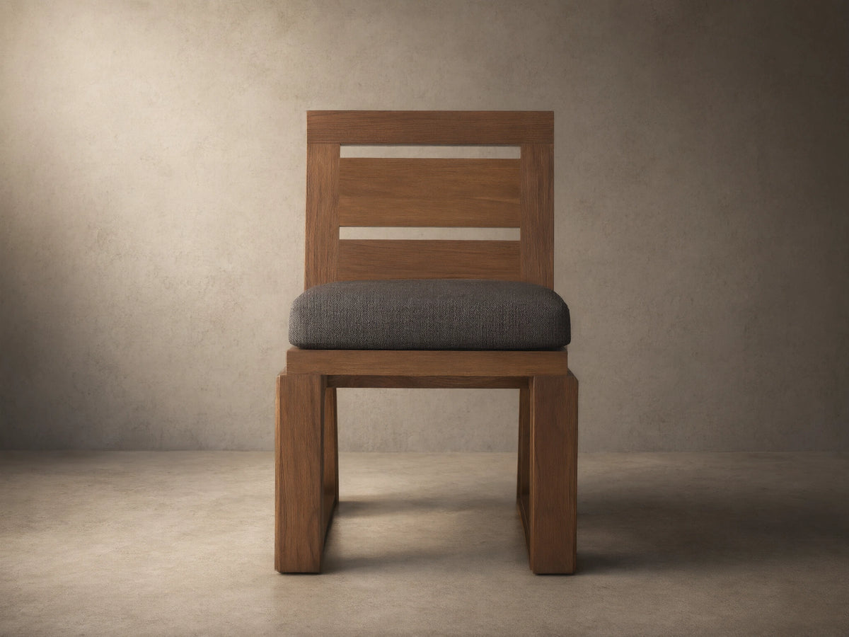 Canyon Outdoor Teak Dining Side Chair