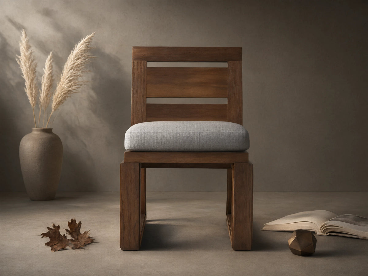 Canyon Outdoor Teak Dining Side Chair