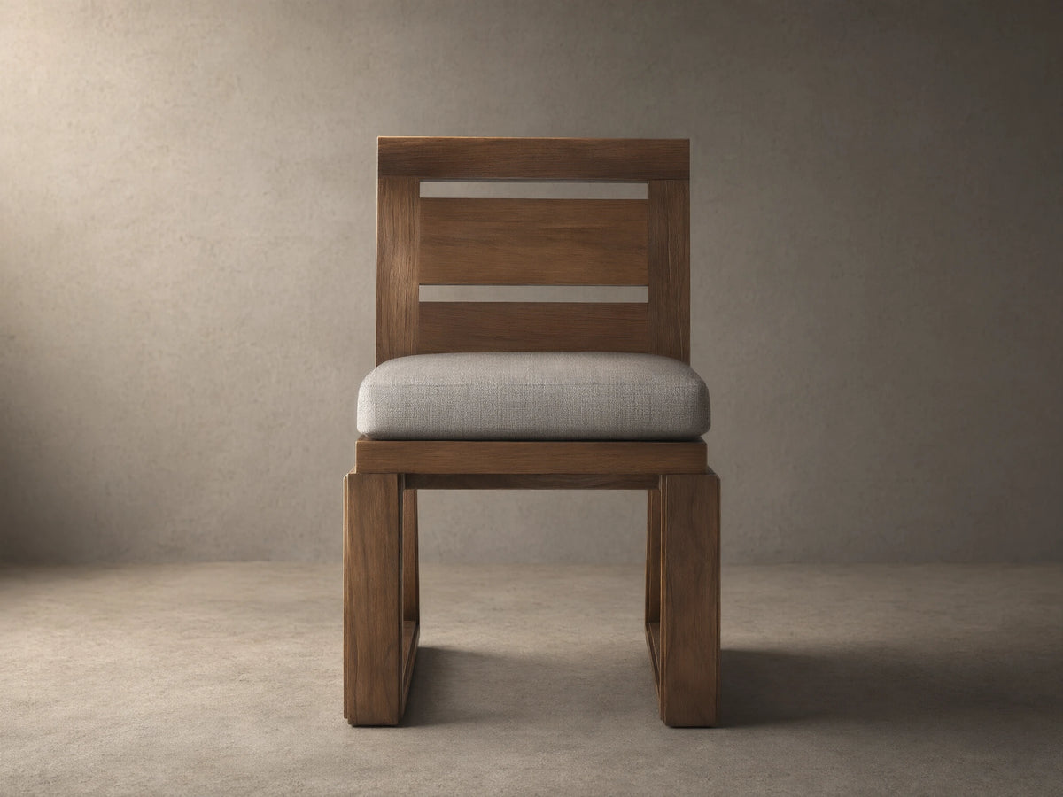 Canyon Outdoor Teak Dining Side Chair