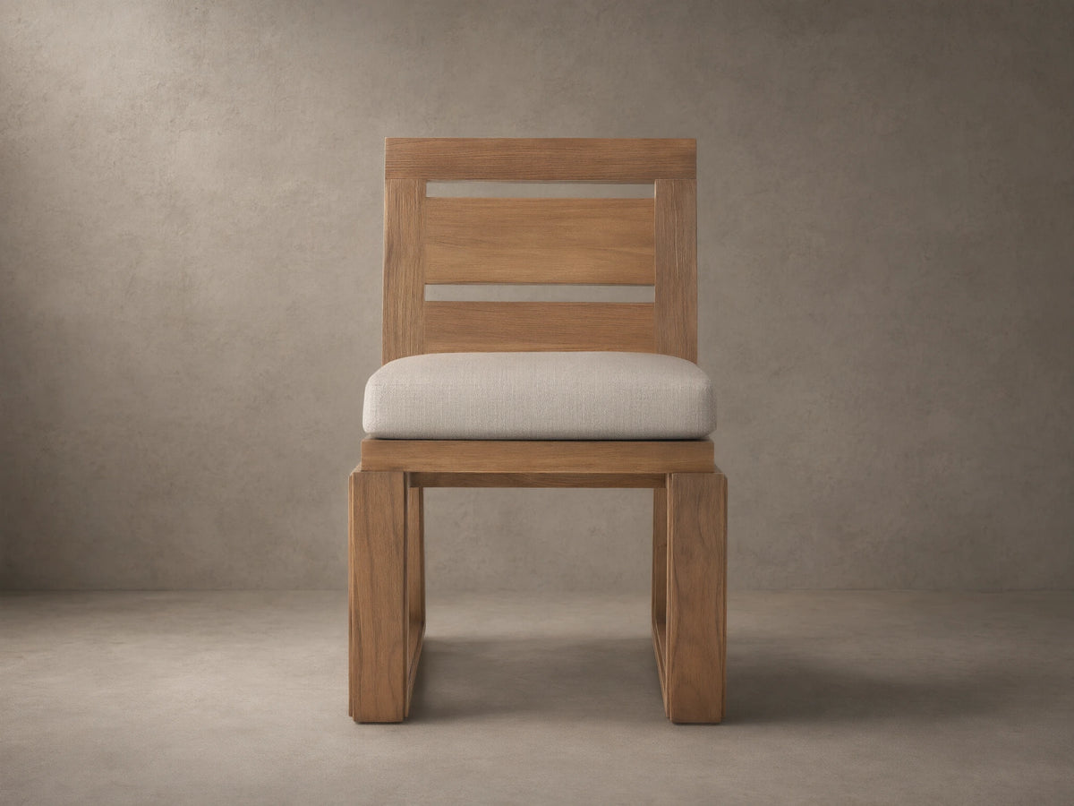 Canyon Outdoor Teak Dining Side Chair