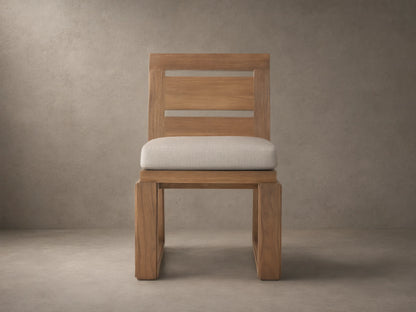 Canyon Outdoor Teak Dining Side Chair