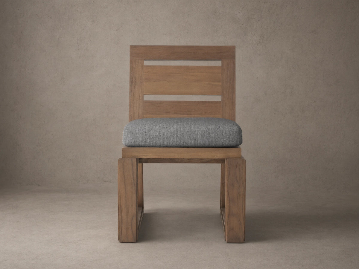 Canyon Outdoor Teak Dining Side Chair