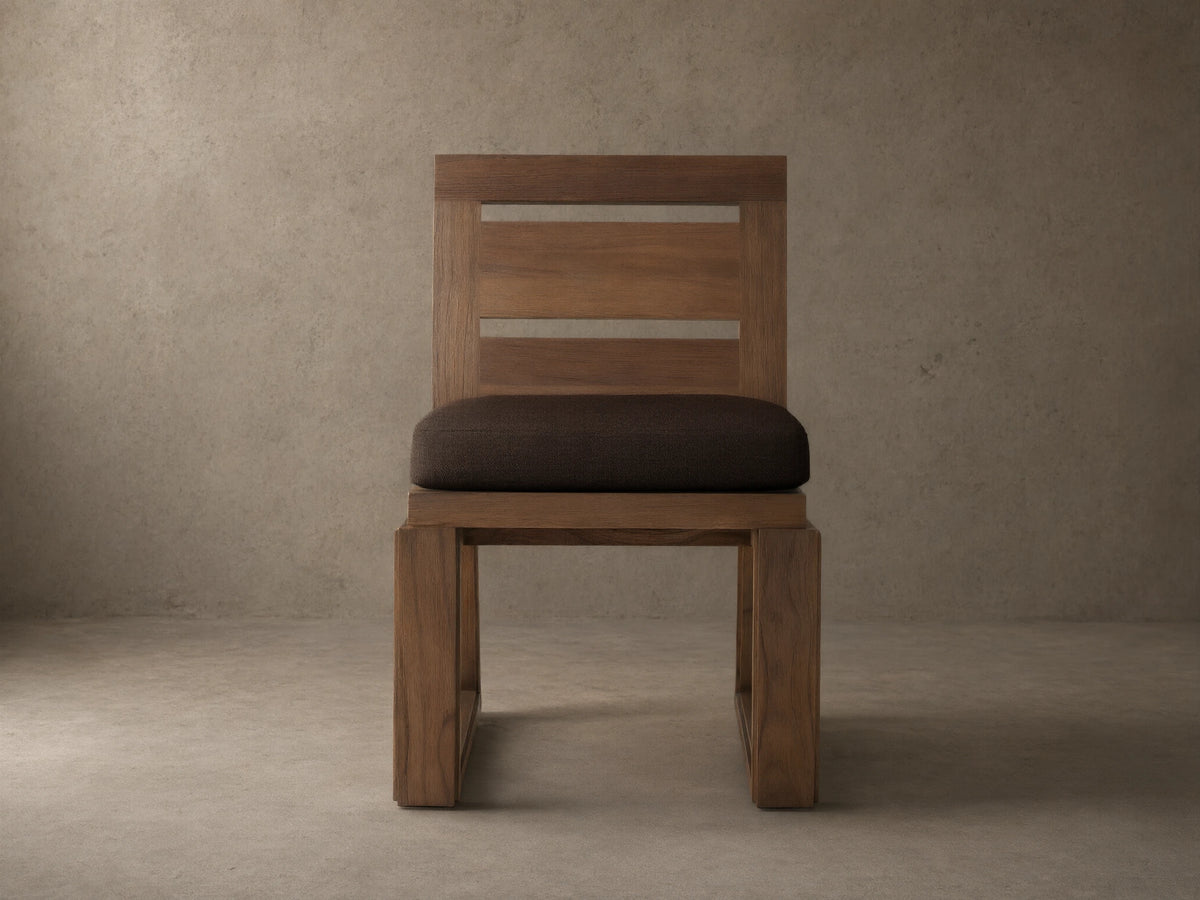 Canyon Outdoor Teak Dining Side Chair