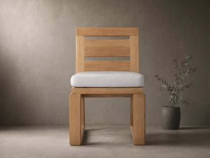 Canyon Outdoor Teak Dining Side Chair