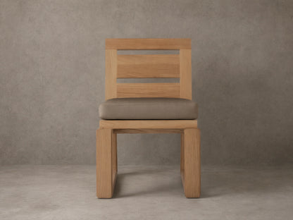 Canyon Outdoor Teak Dining Side Chair
