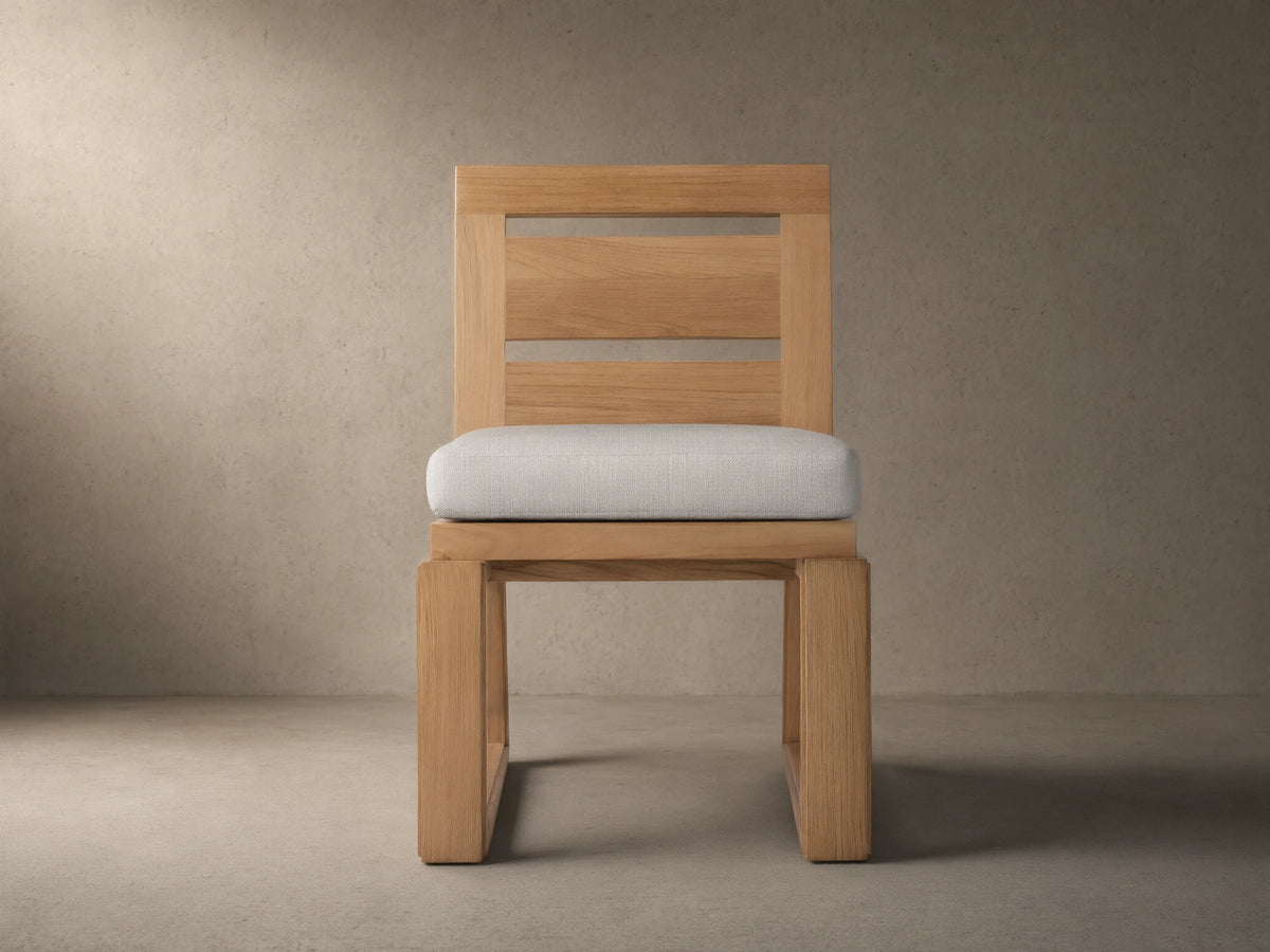 Canyon Outdoor Teak Dining Side Chair