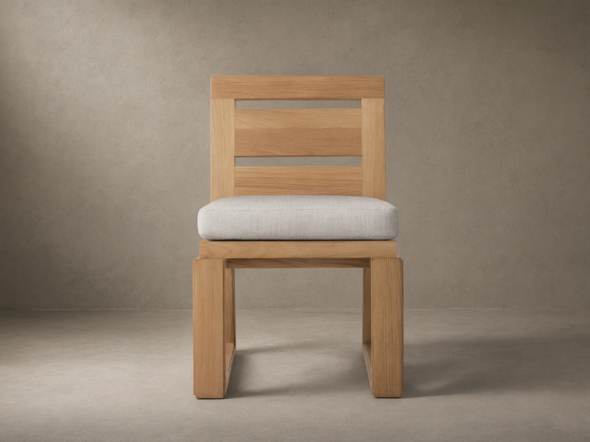 Canyon Outdoor Teak Dining Side Chair