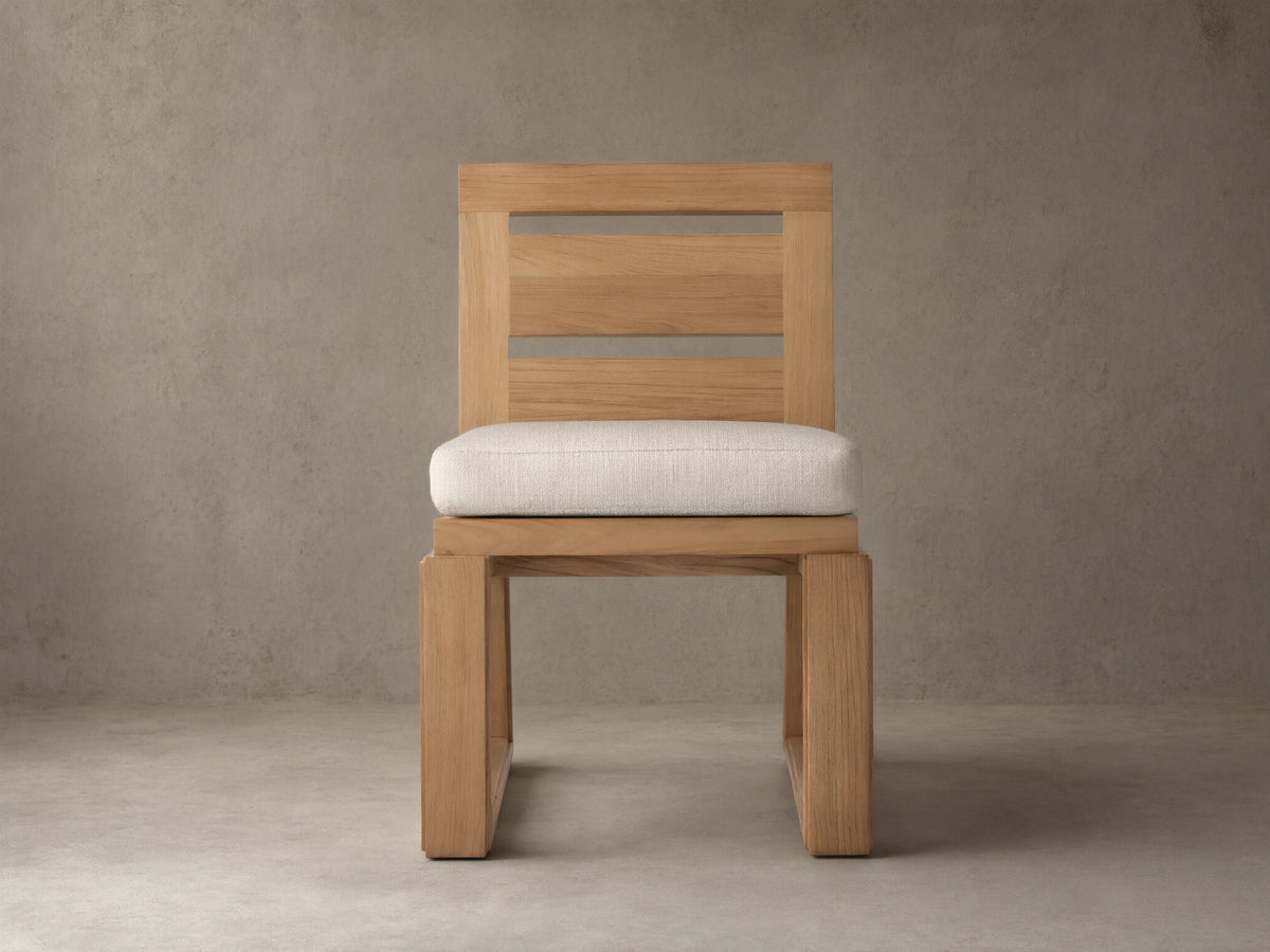 Canyon Outdoor Teak Dining Side Chair