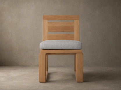Canyon Outdoor Teak Dining Side Chair