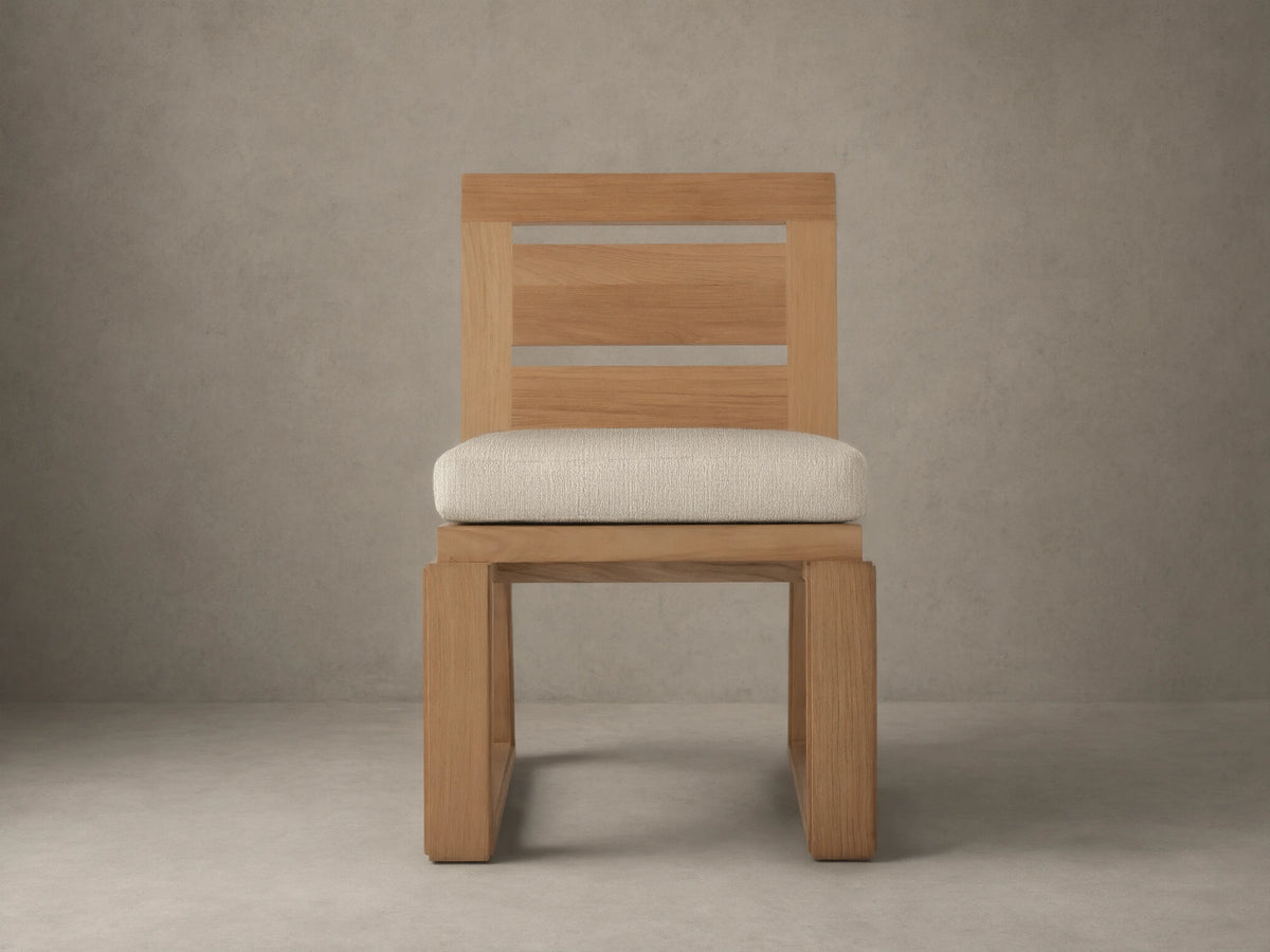 Canyon Outdoor Teak Dining Side Chair