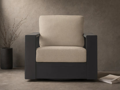 Canyon Outdoor Aluminum Swivel Chair