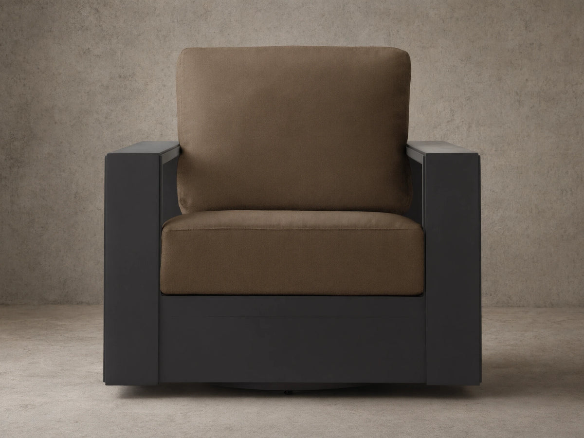Canyon Outdoor Aluminum Swivel Chair
