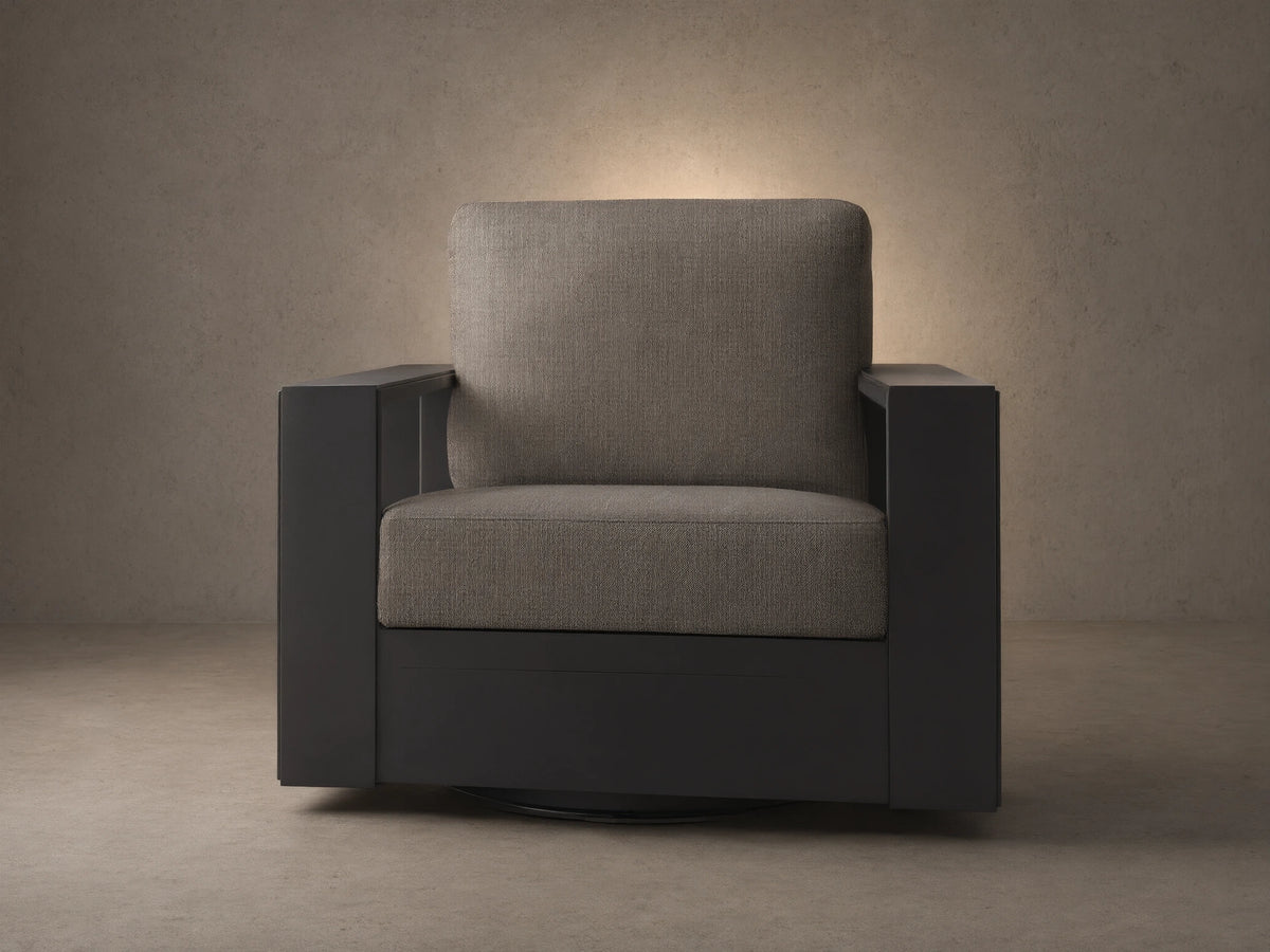 Canyon Outdoor Aluminum Swivel Chair