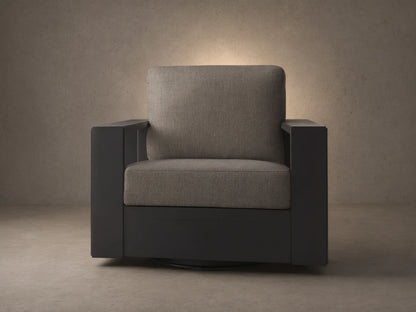 Canyon Outdoor Aluminum Swivel Chair