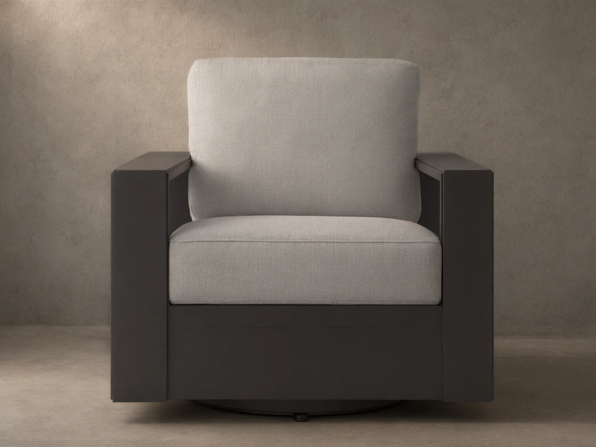 Canyon Outdoor Aluminum Swivel Chair