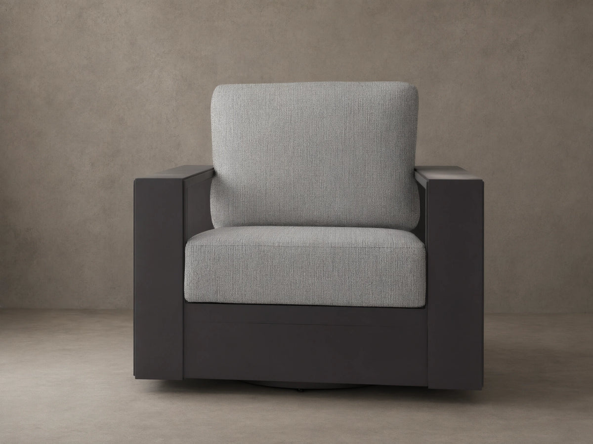 Canyon Outdoor Aluminum Swivel Chair