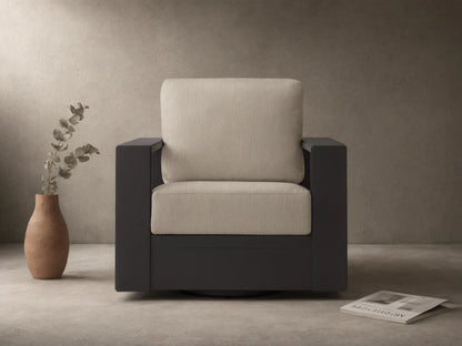 Canyon Outdoor Aluminum Swivel Chair