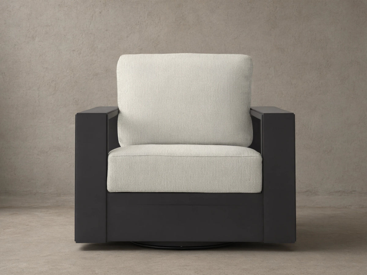 Canyon Outdoor Aluminum Swivel Chair