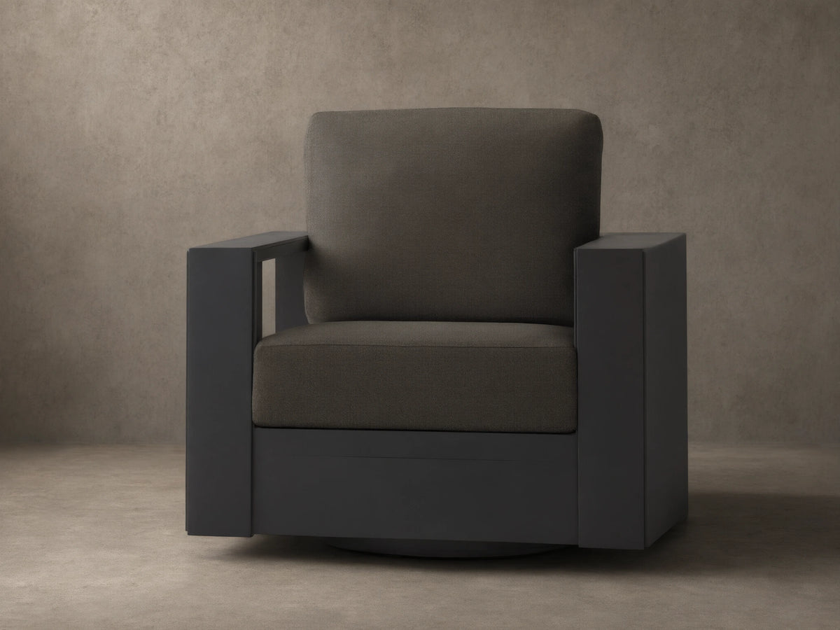 Canyon Outdoor Aluminum Swivel Chair