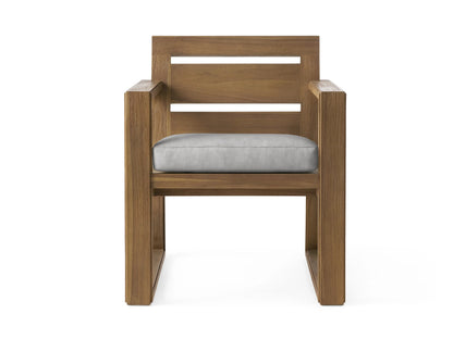 Canyon Outdoor Teak Dining Arm Chair