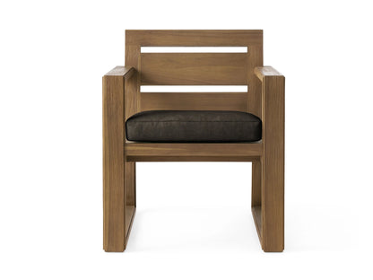 Canyon Outdoor Teak Dining Arm Chair