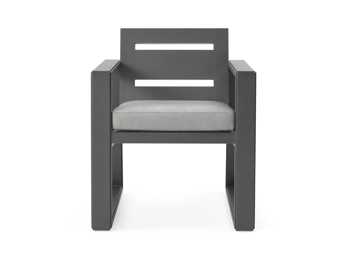 Canyon Outdoor Aluminum Dining Arm Chair