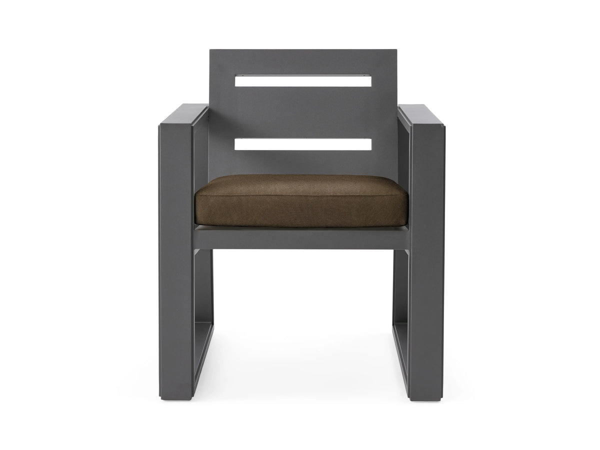 Canyon Outdoor Aluminum Dining Arm Chair
