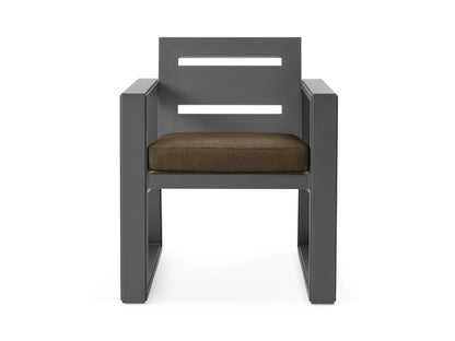 Canyon Outdoor Aluminum Dining Arm Chair