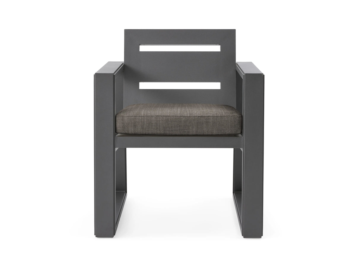 Canyon Outdoor Aluminum Dining Arm Chair