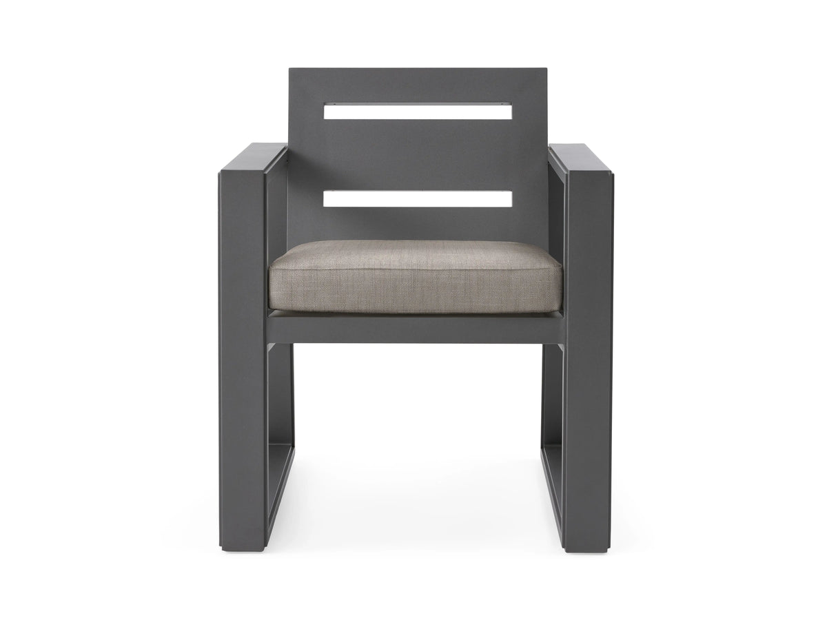 Canyon Outdoor Aluminum Dining Arm Chair