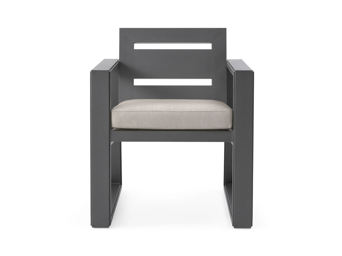 Canyon Outdoor Aluminum Dining Arm Chair