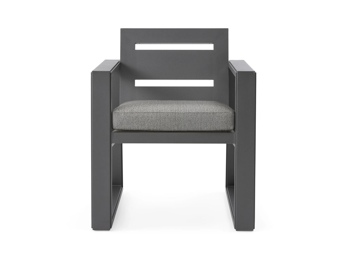 Canyon Outdoor Aluminum Dining Arm Chair