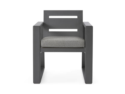 Canyon Outdoor Aluminum Dining Arm Chair