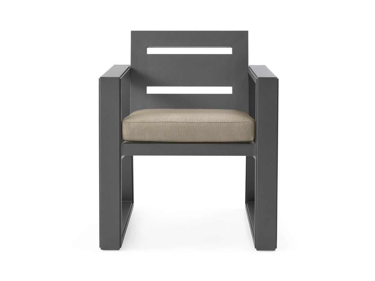 Canyon Outdoor Aluminum Dining Arm Chair