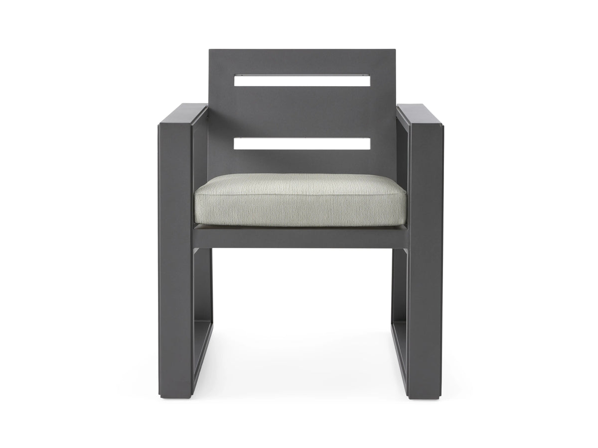 Canyon Outdoor Aluminum Dining Arm Chair