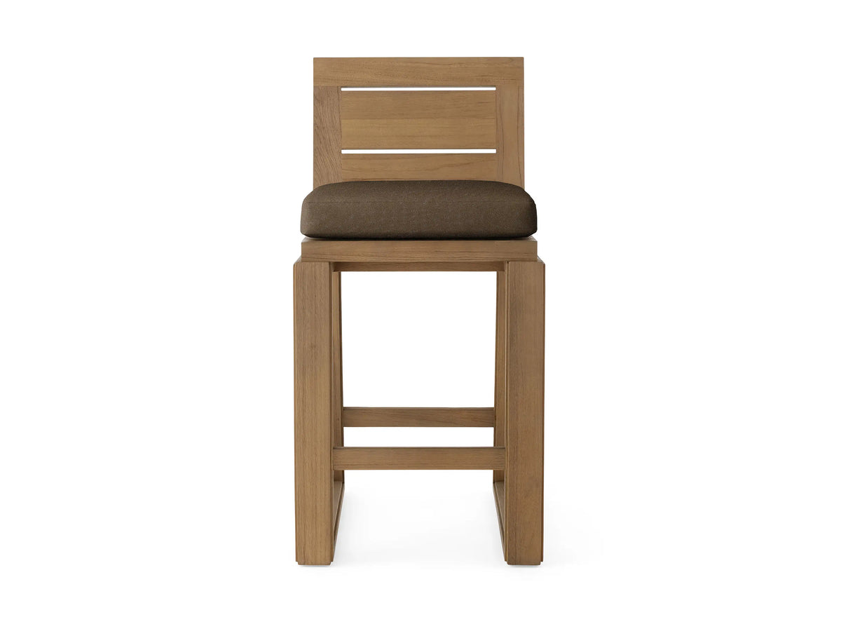 Canyon Outdoor Teak Barstool