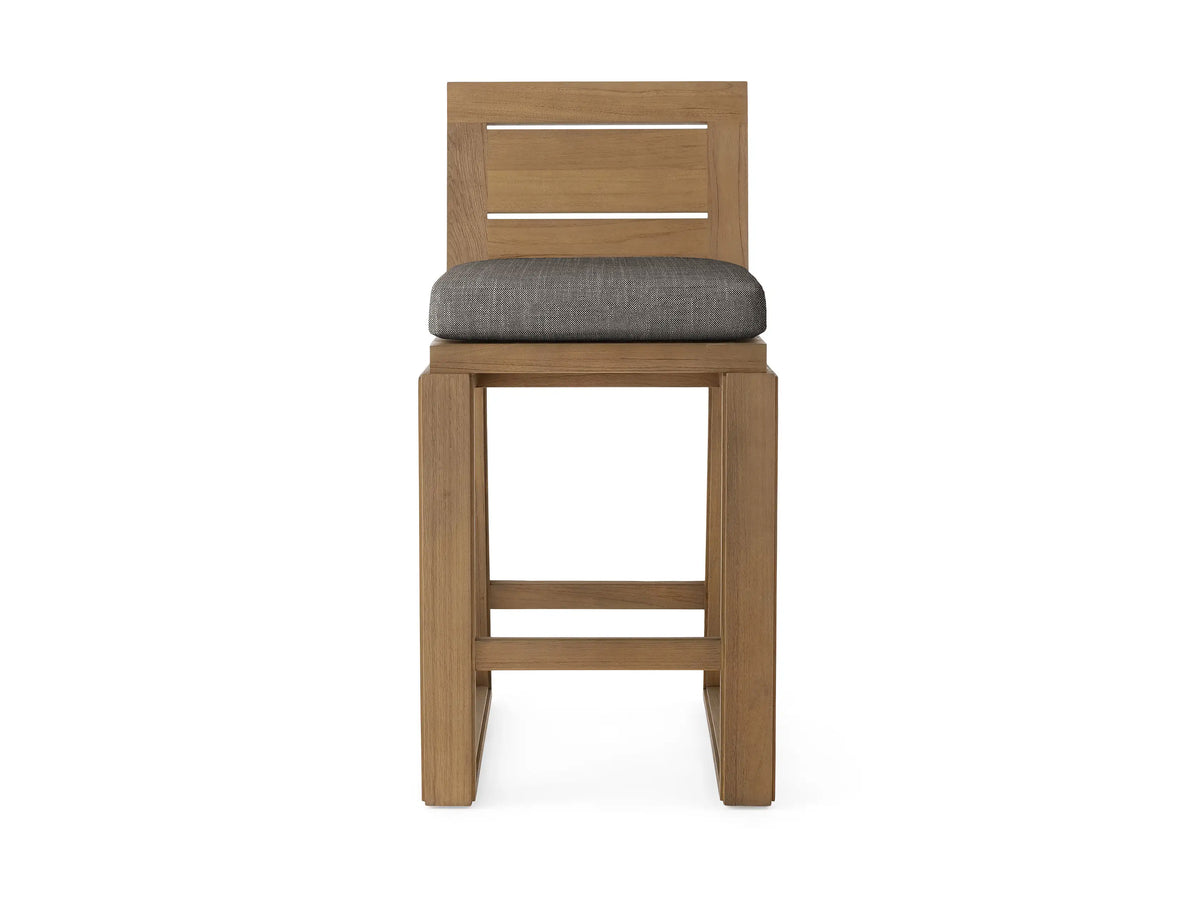 Canyon Outdoor Teak Barstool
