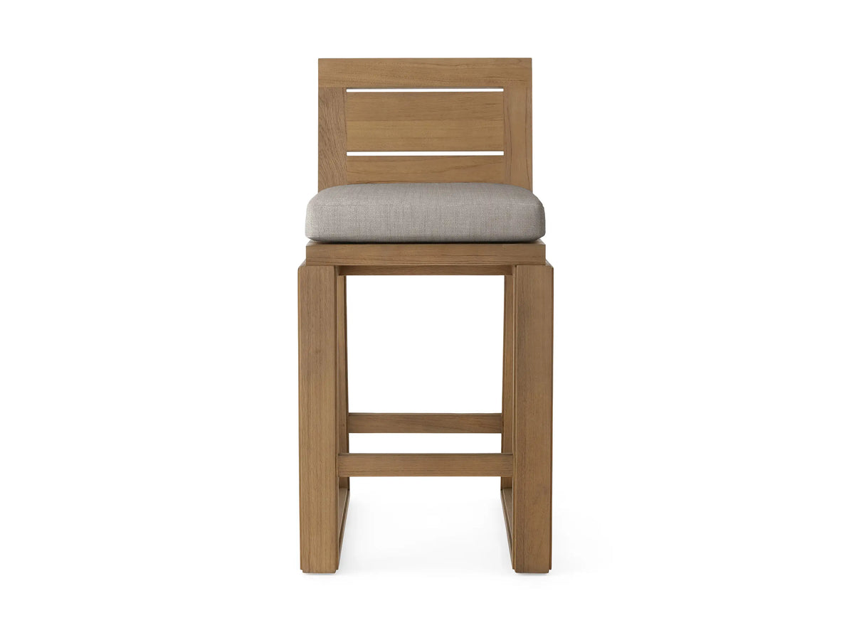 Canyon Outdoor Teak Barstool