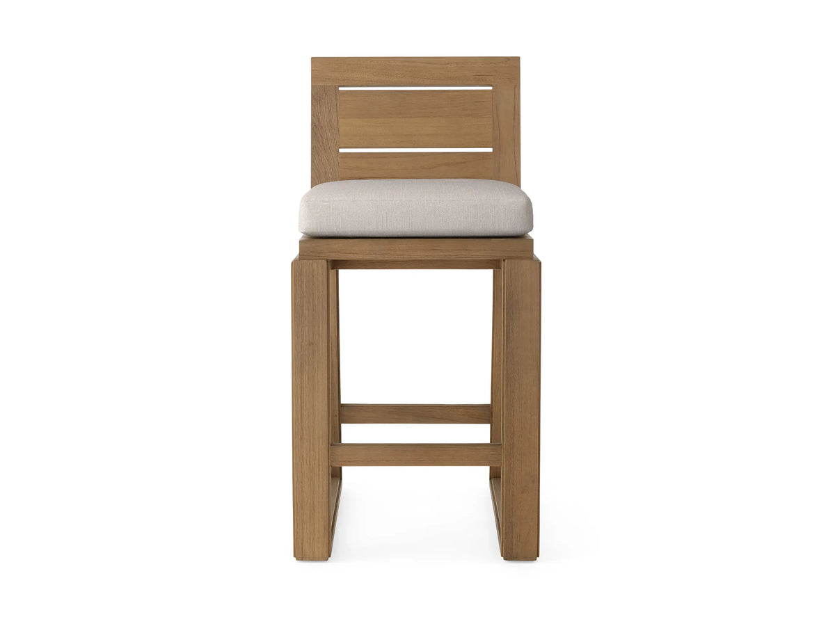 Canyon Outdoor Teak Barstool