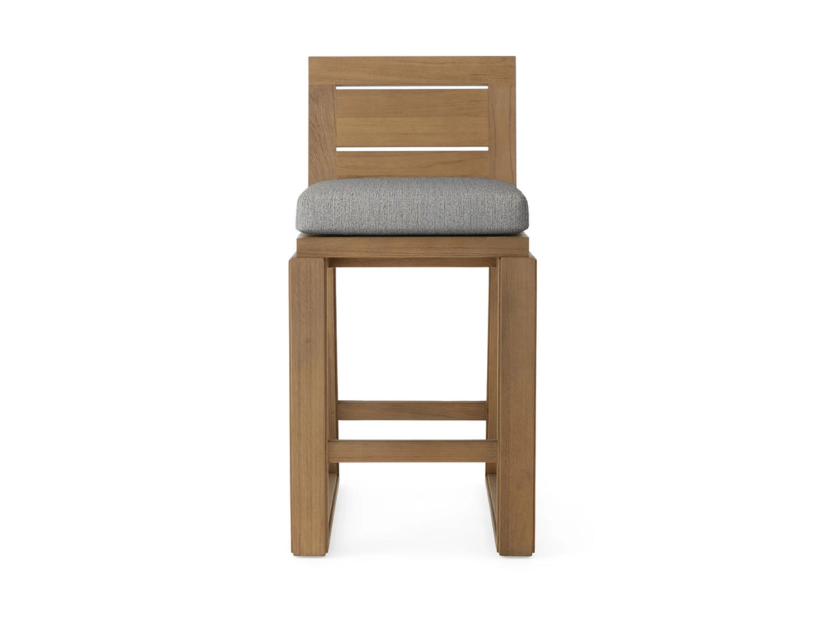 Canyon Outdoor Teak Barstool