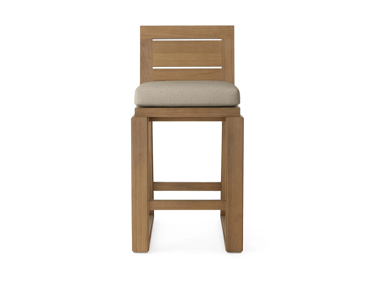 Canyon Outdoor Teak Barstool