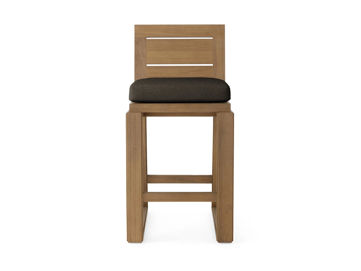Canyon Outdoor Teak Barstool