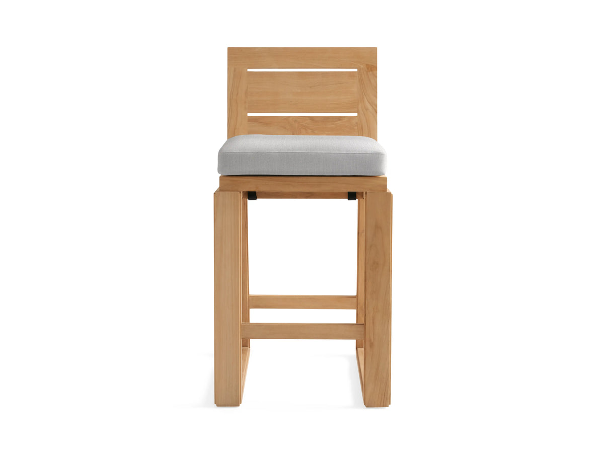 Canyon Outdoor Teak Barstool