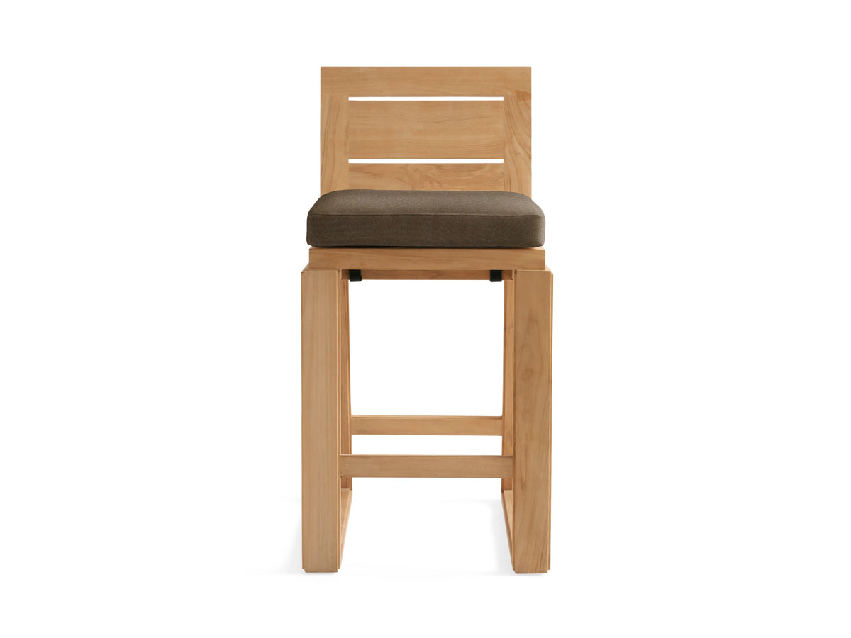 Canyon Outdoor Teak Barstool
