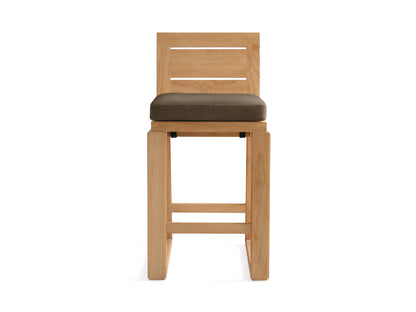 Canyon Outdoor Teak Barstool