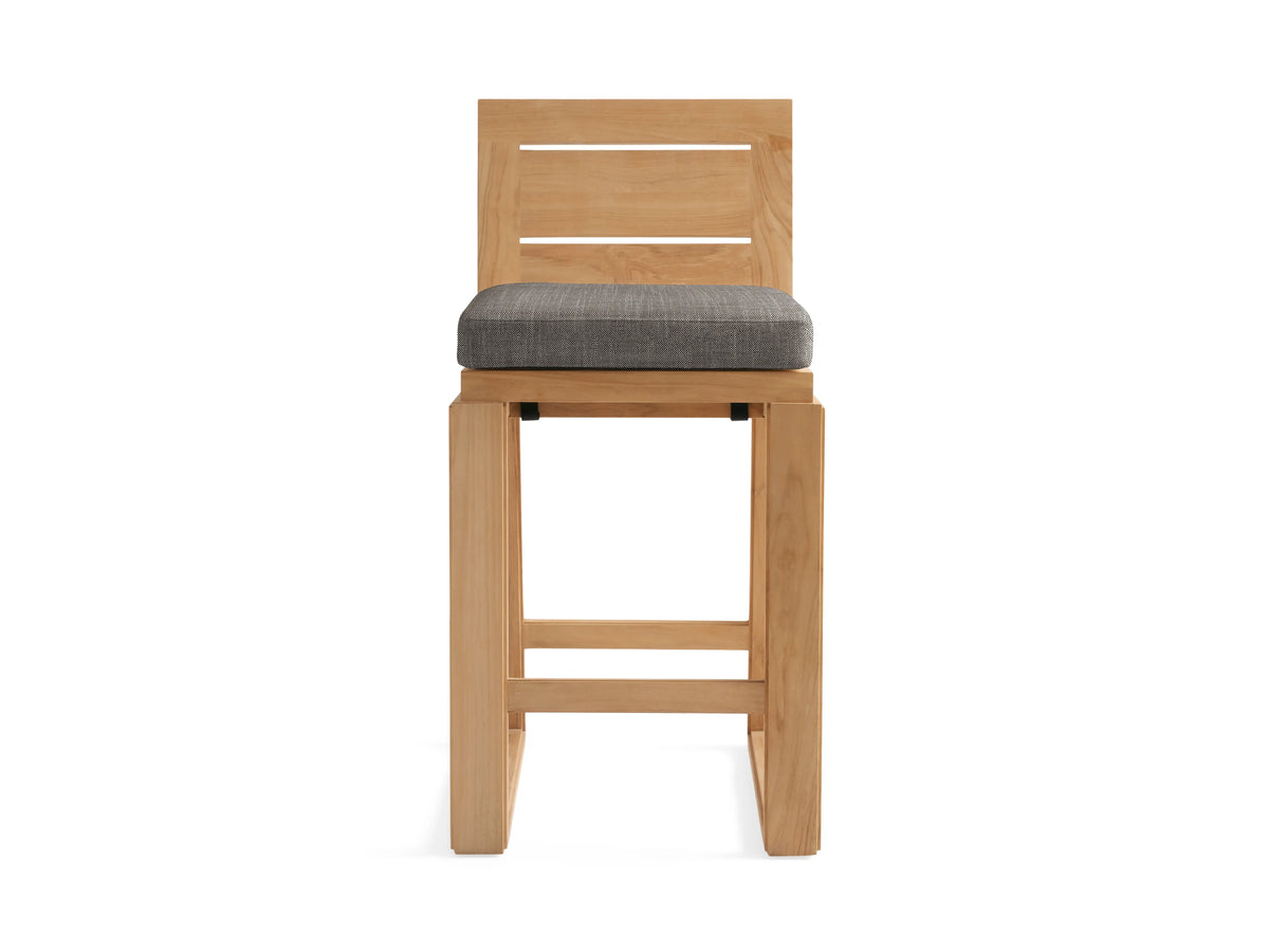 Canyon Outdoor Teak Barstool